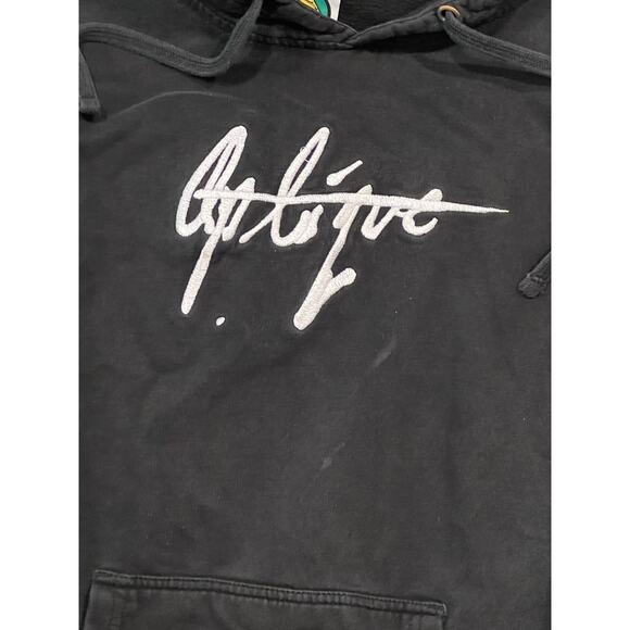 Optic Black Pullover Hoodie Mens M - Picture 4 of 4